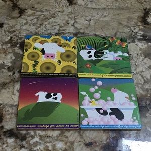 Cows Coasters PACK Of 4